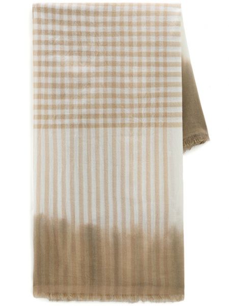 Кариран шал с tie-dye ефект Woolrich