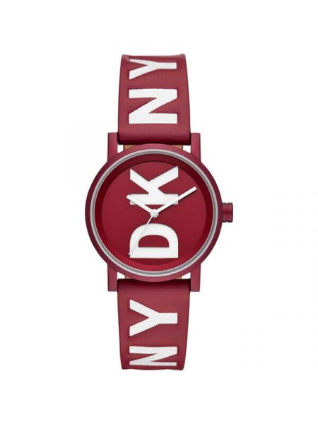 Красные часы Dkny