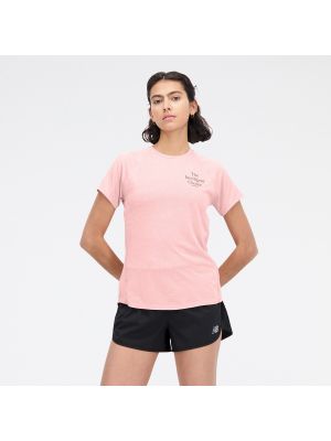 Camiseta New Balance rosa