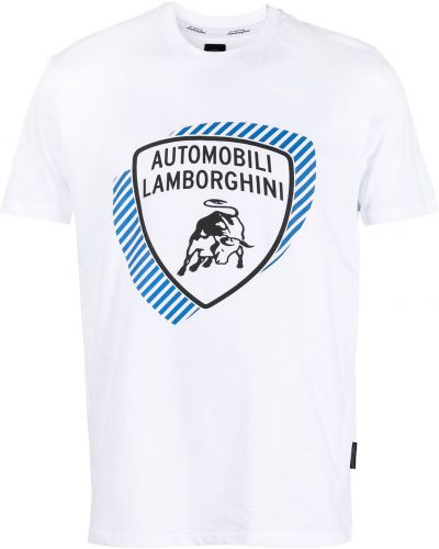 Camiseta Automobili Lamborghini blanco