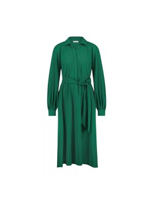 Sukienka midi z falbankami Jane Lushka zielona