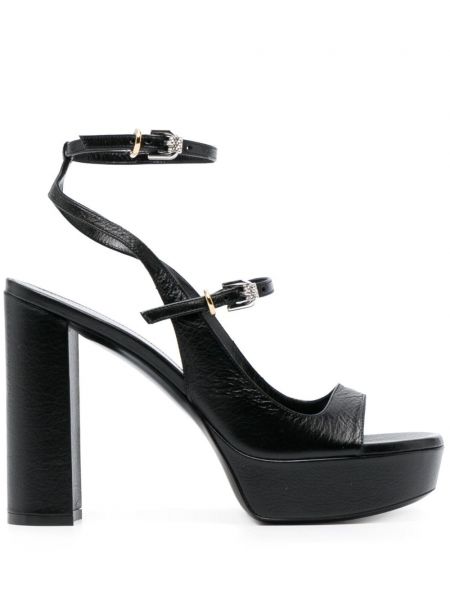 Sandały na platformie Givenchy czarne