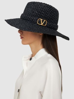 Sombrero Valentino Garavani negro