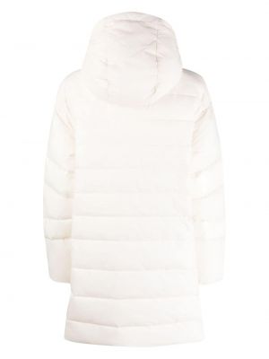 Kabát na zip s kapucí Armani Exchange bílý