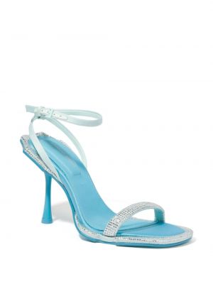 Sandale mit kristallen Simkhai blau