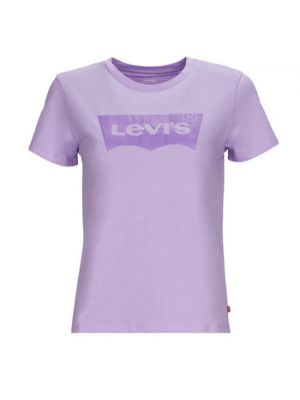 Koszulka z krótkim rękawem Levi's fioletowa