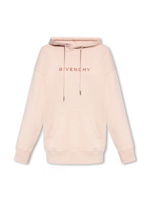 Bluza z kapturem oversize Givenchy różowa