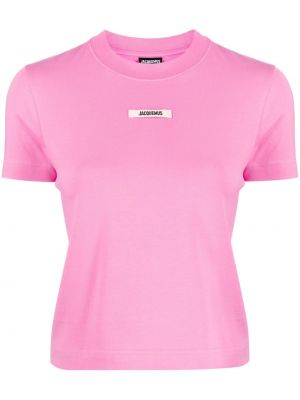 Тениска Jacquemus розово