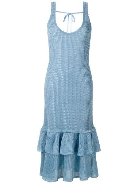 Плетена миди рокля Olympiah синьо