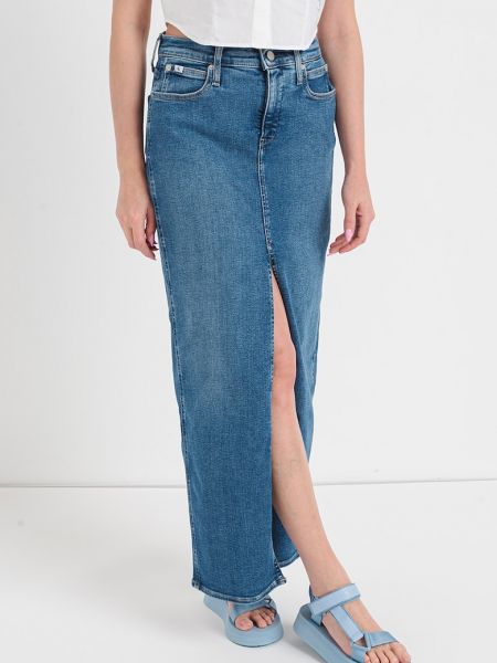 Джинсовая юбка Calvin Klein Jeans синяя