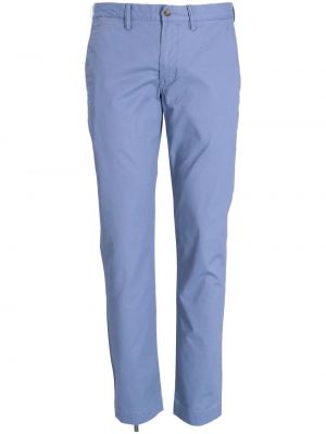 Памучни прав панталон Polo Ralph Lauren синьо