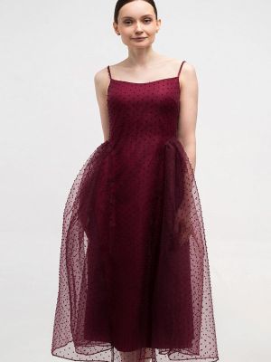 Платье Fors - Бордовый