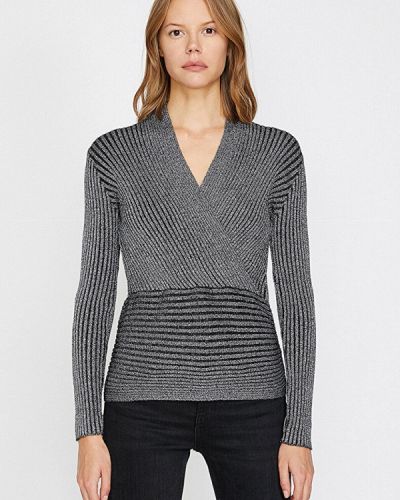 Пуловер Koton, серый