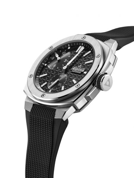Armbanduhr Alpina schwarz