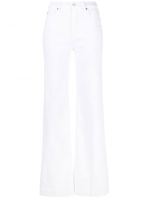 Jeans a zampa 7 For All Mankind, bianco