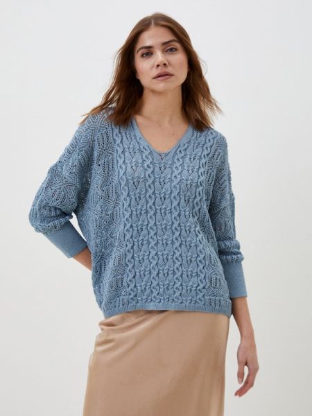 Голубой пуловер Serianno