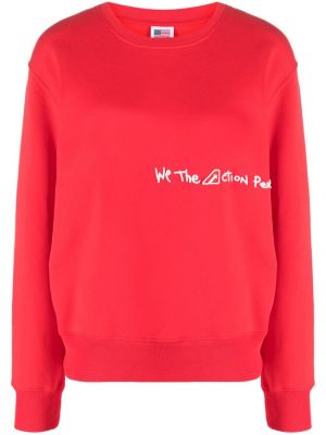 Sweatshirt aus baumwoll mit print Autry rot