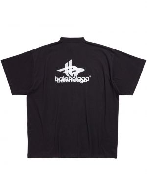 Kokvilnas sporta t-krekls Balenciaga