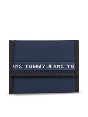 Portefeuille en nylon en nylon Tommy Jeans bleu