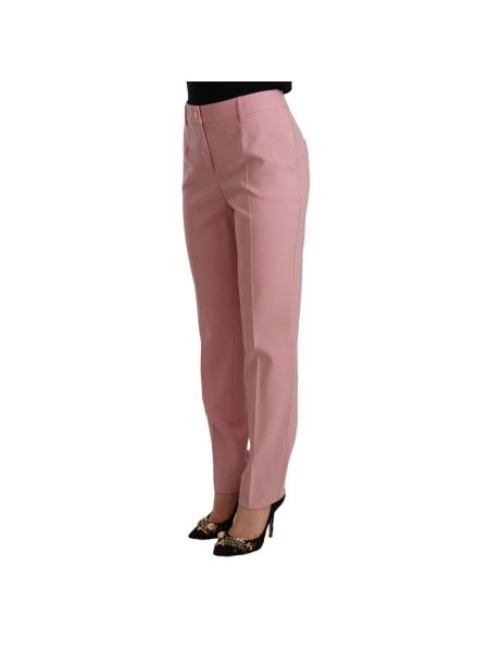 Pantalones slim fit Dolce & Gabbana rosa