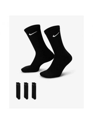 Носки NIKE Nike Everyday Cotton Lightweight Crew, 3 пары, EU, бесцветный черный