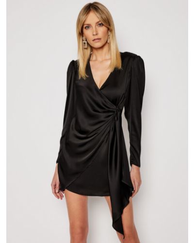 Slim fit koktejlové šaty Lamarque - černá