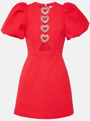 Mini robe en crêpe Rebecca Vallance rouge