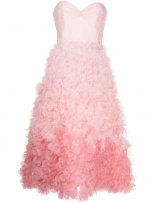 Večernja haljina Marchesa Notte ružičasta