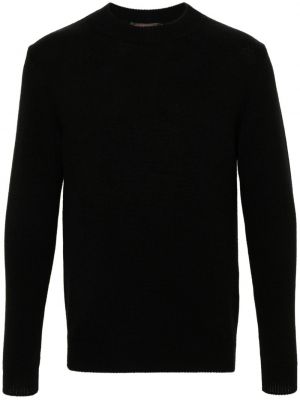 Sweter z kaszmiru z okrągłym dekoltem Incentive! Cashmere czarny