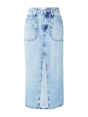 Džinsa svārki Calvin Klein Jeans zils