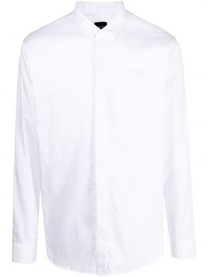 Длинная рубашка длинная Armani Exchange, белая