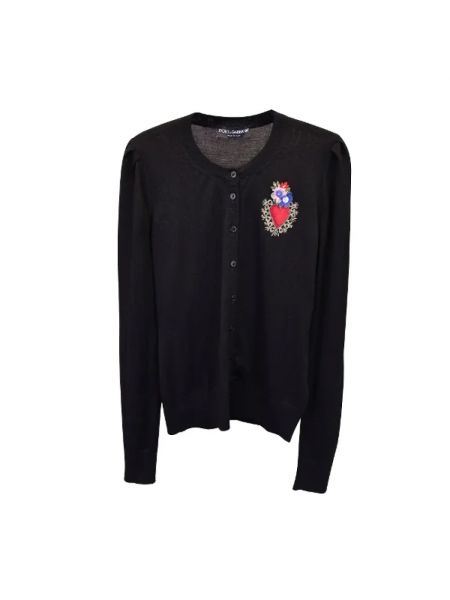 Woll sweatshirt Dolce & Gabbana Pre-owned schwarz