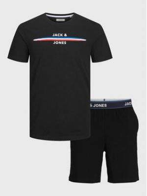 Piżama Jack&jones - сzarny