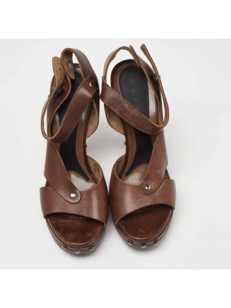 Sandalias de cuero Marni Pre-owned marrón