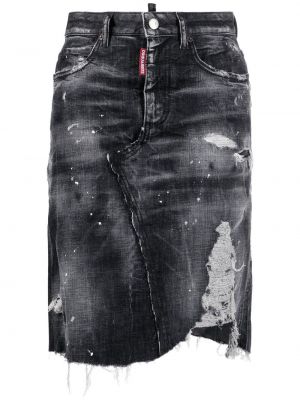 Obnosená džínsová sukňa Dsquared2