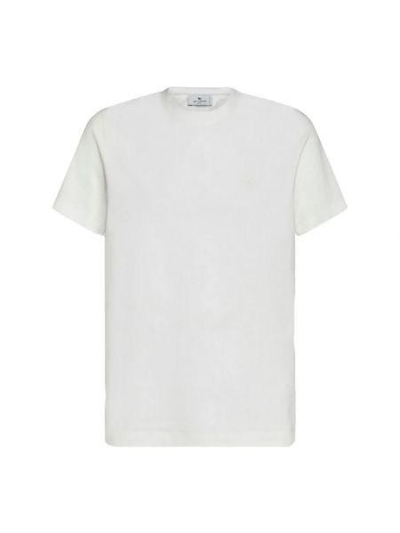 T-shirt aus baumwoll mit print mit paisleymuster Etro weiß