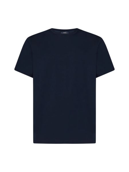 T-shirt mit rundem ausschnitt Herno blau