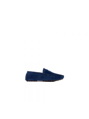 Loafers Bobbies Paris niebieskie