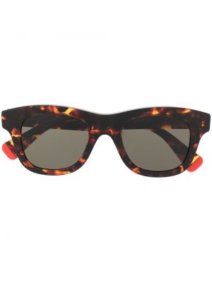 Okulary przeciwsłoneczne z nadrukiem Kenzo brązowe