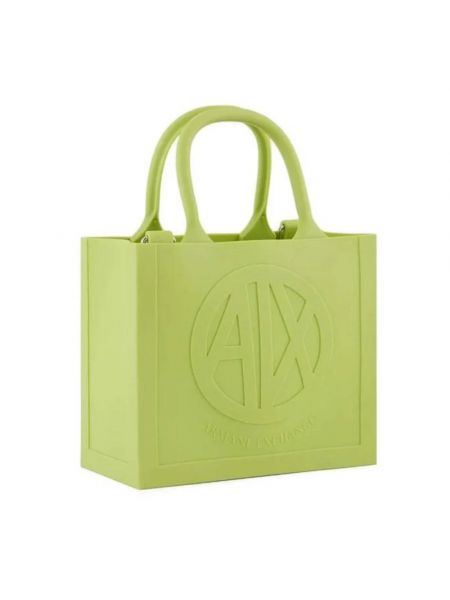 Shopper handtasche Armani Exchange grün