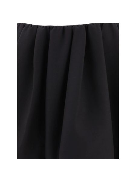 Mini spódniczka z krepy Valentino czarna