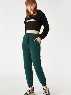 Sportovní kalhoty Koton zelené
