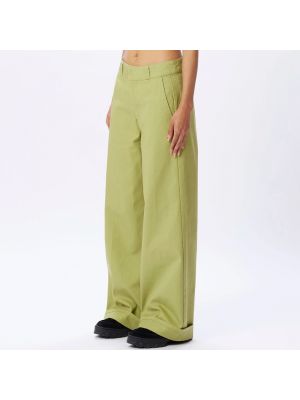 High waist business jeans ausgestellt Obey grün