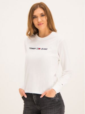 Chemisier Tommy Jeans blanc
