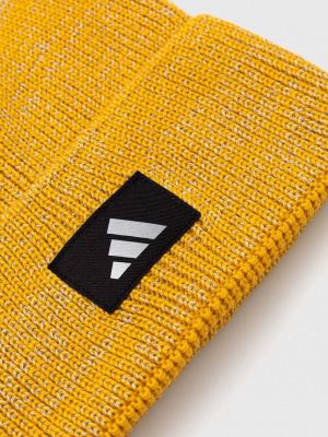Čepice Adidas Performance žlutý