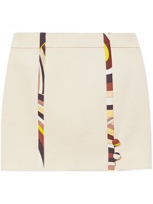 Suknja s printom s apstraktnim uzorkom Pucci bež