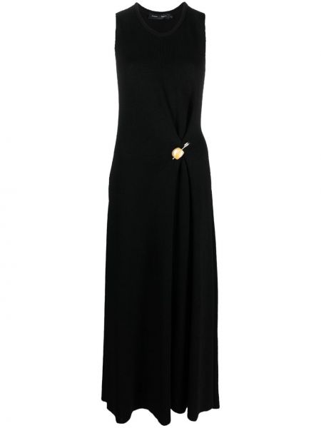 Πλεκτή αμάνικο φόρεμα Proenza Schouler μαύρο
