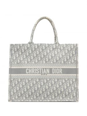 Шопинг чанта Christian Dior сиво