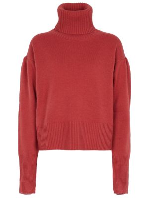 Jersey de cachemir de tela jersey con estampado de cachemira Altuzarra rojo