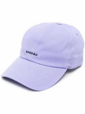 Brodert cap Sandro lilla